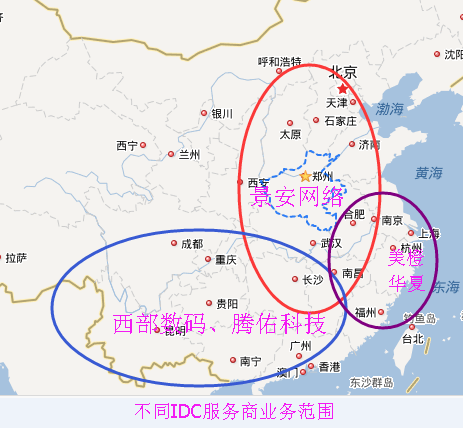 不同城市电信机房托管的价格